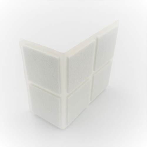 Filc 40x40 biały 6szt.