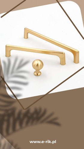 Gałka meblowa NORD złoto