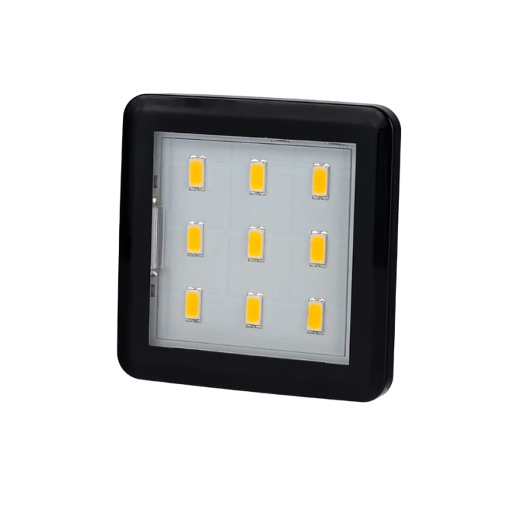 SQUARE 3 oprawa LED 2,5W CZARNA białe zimne