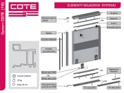 Rączka COTE 18mm/16mm/4mm L=27m anoda