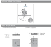 Zawias meblowy GTV hydrauliczny bliźniaczy