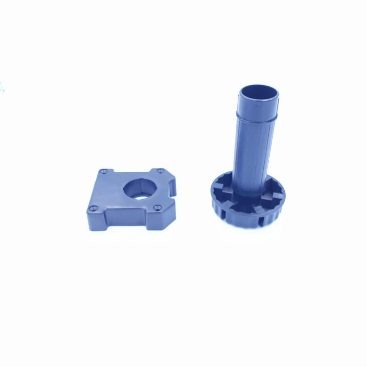 Nóżka meblowa ITALPLAST h=135-165 czarna (50)