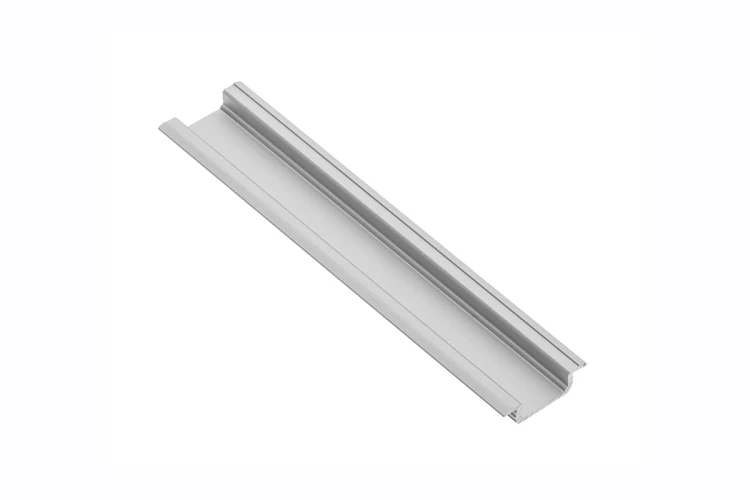 Profil LED wpuszczany z kołnierzem o długości 3 metrów w kolorze silver z aluminium
