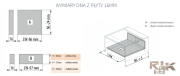 Modern Box KW L-250mm wysoki