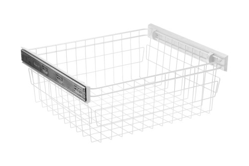 kosz SMART na bieliznę 700mm (komplet bez prowadnic) - biały